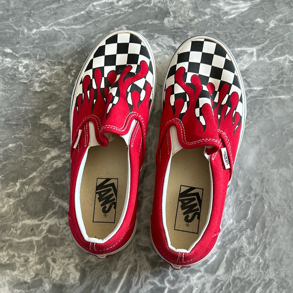 Vans checkered shoes